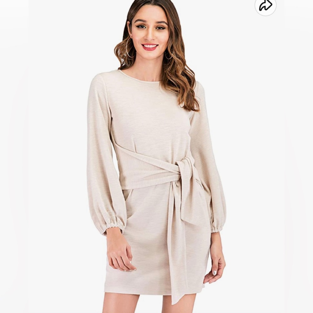 Tie front dress
